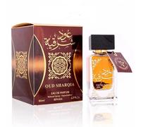 Oud Sharqia Eau de Parfum 80ml, Deep Oud & Amber Oriental Fragrance, Long Lasting Unisex Arabic Perfume