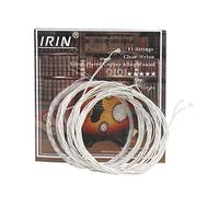 Oud Strings Set Clear Nylon Silver-Plated Alloy Wound Strings Replacement Oud Accessories Parts (11 Strings)