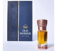 Oud Swisseri Attar by Dukhni | Oud for a Contemporary Consumer | دخني عود سويسري عطر | Authentic Arabic Fragrance Oil | 100% Pure, Alcohol-Free, Halal | 1 bottle x 6ml