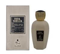 OUD & VANILLIA 100ml Eau De Parfum by AL-EMAM - Long Lasting Unisex Arabic Perfume, Sweet Vanilla Sugar & Rich Oud, Saffron, Pear & Praline, Luxury Oriental Fragrance Gift