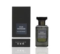 Oud Wonder Eau de Parfum Unisex 80ml (2.7 fl oz) Long Lasting Agarwood Oud Vanilla Amber Cologne for Men & Women, Oriental Woody Arabian Fragrance Sandalwood, Tonka Bean & Musk Notes Luxury Gift