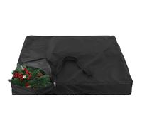 Oudain Pop Up Christmas Tree Storage Bag Large Storage Container Oxford Polyester Christmas Tree Bag with Handles and Zippers for Pop Up Xmas Decorations(34 x 34 x 4.7 Inch,Black)