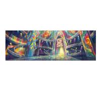 Oudain VBS Stage Vinyl Supersized Backdrop 6x18 ft 2026 Church Stage Background Jesus is The Light of The World for Vacation Bible School Decor, Kids Church Events, Sunday School