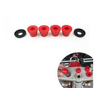 OUDIMO Motorcycle Handlebar Clamp Mount Bushings Cone For KXF CRF YZF RM Dirt Pit Bike Motorbikes Handle Bar Riser Bushing Kit (Red)
