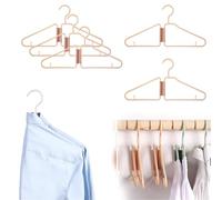 OUDIOHAI Folding Clothes Hangers for Travel - 5pcs Portable, Collapsible Coat Hangers for Closet, Dorm Space Saving, Home, Towel Rack