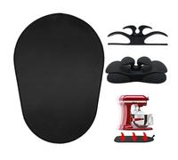 Oudizz Kitchen Appliance Sliding Mats for KitchenAid Stand Mixer and 2 Cord Organiser for Kitchen Appliances - Sliding Mats Compatible with 5-6 Qt Tilt-Head Stand Mixer
