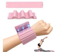 Oudizz Wrist Weights,Ankle Weights for Women Men,Adjustable Magnetic Silicone Weights Training Intensity for Home Gym Workout,Running,Yoga,Exercise,Strength Training,Set of 2 (1.1LB Each), Pink