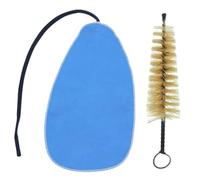 OUDQFCJ 1 Piece Clarinet, Sax, Saxophone, Flute, Saxophone Children, Flute Cleaning Cloth for Inner Tube, Clarinet Swab Cloth, A-shaped Design Cleaning Set Cloth, for All Precision Musical Instruments