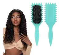 OUDQFCJ 1 Piece Curling Brush, Curly Hair Diffuser Brush, Bounce Curl Brush, with Tips for Defining, Combing and Shaping Hair, Reduces Traction and Separation