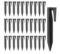 OUDQFCJ 30 Pegs for Robotic Lawnmower Boundary Cable, Lawn Mower Accessories, Ground Anchors, Pegs, Ground Spikes, Nails, Compatible with Bosch, Gardena
