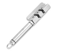 OUDQFCJ Knife Sharpener, Knife Sharpener, Sharpen and Grind Knives Like the Professionals (Silver)