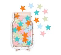 OUDQFCJ Magnetic Reward Jar for Children Award System with Wooden Stand and 20 Flowers for Classroom (14.5 x 21 cm)