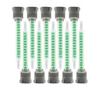 OUDQFCJ Pack of 10 static mixer mixing nozzle for 2K adhesive, epoxy resin glue, mixing nozzle, 1:1 mixer nozzles for plastic adhesive, two-component adhesive, 2k glue gun