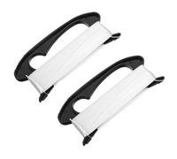 OUDQFCJ Pack of 2 100 m Kite Line Winder Kite Line Spool, Kite Line with Cord Kite Rope, Kite Replacement Parts and Kite Accessories for Outdoor Use (100 m) (Black)