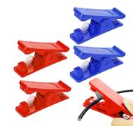 OUDQFCJ Pack of 2 Pipe Cutters, Nylon Plastic Hose Cutter for PU PE Pipe (Blue)