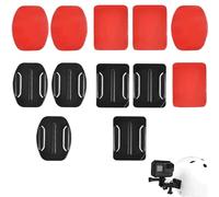 OUDQFCJ Pack of 6 Adhesive Pads Adhesive Mounts Helmet Holder Glue Curved Straight Compatible with GP Hero 13 12 11 10 Max 9 8 7 6 5 4 Session DJI Osmo Action Cameras