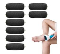 OUDQFCJ Pack of 8 Replacement Rollers, Extra Coarse Refills, Compatible with Scholl Velvet Smooth for Scholl Callus Remover, Pedicure, Foot Care Set for Removing Hard Skin