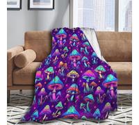 Oudrspo 50x40 inch Blankets Throws Flannel Light and Warm Soft for Camping Or Travel Naptime (Ocean Sea Blue Shark)
