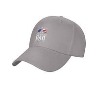 Oudrspo All American Dad 4th of July Father's Day Sunglasses Hat Cap Casquette Gray