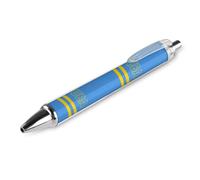 Oudrspo Aruba Flag Retractable Ballpoint Pens Black Gel Ink Pen Smooth Writing for Office Home Work