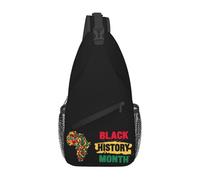 Oudrspo Black History-3 Black History Black African Pride Sling Bags Shoulder Backpack Chest Bag Cross Body Chest Sling Backpack