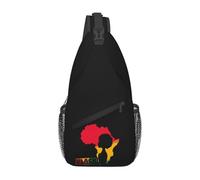 Oudrspo Black History-4 Black History Black African Pride Sling Bags Shoulder Backpack Chest Bag Cross Body Chest Sling Backpack
