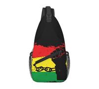 Oudrspo Black History-7 Black History Black African Pride Sling Bags Shoulder Backpack Chest Bag Cross Body Chest Sling Backpack