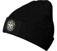 Oudrspo Black U.S Army National Guard Winter Unisex Beanie Warm Thick Knitted Hat Soft Stretch Skull Hat