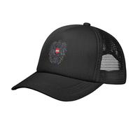 Oudrspo Coat of Arms of Austria Baseball Cap Adjustable Casual Mesh Hats Duck Tongue Hat for Men Women40 Black