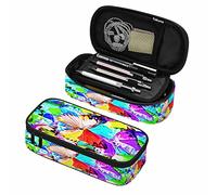 Oudrspo Colorful Butterfly Pencil Case Beautiful Butterfly Insect Wings Flapping Garden Spring Large Capacity Pen Pouch for School Student Office Adult Girl Boy
