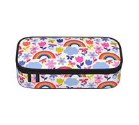 Oudrspo Colorful Butterfly Pencil Case,Big Capacity Pencil Bag Pen Case Pencil Pouch,Durable Stationery Pouch Zipper Office College School Large Storage for Teen Boys Girls Students