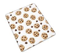 Oudrspo Cookies Food Chocolate Chip Biscuits Printed Gaming Mouse-pad, 7 x 8.6 in Laptop Mousepad, Computer Mousepad, Rubber Desk Mat