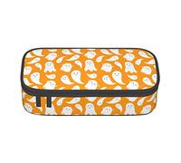 Oudrspo Creepy Ghost Smile Special Pencil case for Girls Boys, Big Capacity Pencil case Large Pencil Pouch, Students Stationery Pen Bag Pencil Bags with Zipper for School Office Work