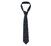 Oudrspo Cute Animal Cat Print Ties Neckties Men'S Neck Tie Holiday Necktie Gifts Decor For Wedding Party Date