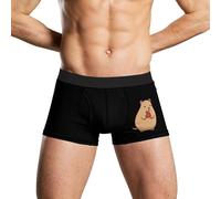 Oudrspo Cute Capybara Men's Boxer Briefs Soft Underwear Stretch Shorts Sexy Sport Trunks