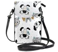 Oudrspo Cute Dog Crossbody Phone Purse Small Shoulder Bag Cell Phone Pouch Leather Wallet Best Gift for School Starts,Birthdays