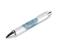 Oudrspo Cute Fox Face Mandala Black Pens Ballpoint Pen Ball Point Pen Smooth Writing Gel Pens Retractable 0.5 Fine Point for School Office Cute Fox Face Mandala Pattern 4 PCS