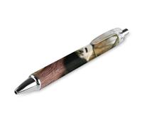 Oudrspo Cute Lovely Panda Black Pens Ballpoint Pen Ball Point Pen Smooth Writing Gel Pens Retractable 0.5 Fine Point for School Office Cute Lovely Panda Pattern 4 PCS