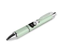 Oudrspo Cute Panda Black Pens Ballpoint Pen Ball Point Pen Smooth Writing Gel Pens Retractable 0.5 Fine Point for School Office Cute Panda Pattern 4 PCS