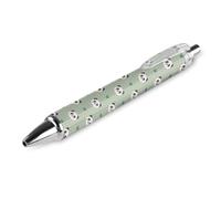 Oudrspo Cute Panda Face Black Pens Ballpoint Pen Ball Point Pen Smooth Writing Gel Pens Retractable 0.5 Fine Point for School Office Cute Panda Face Pattern 4 PCS