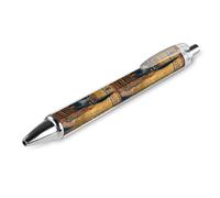 Oudrspo Egyptian God of Death And Justice Retractable Ballpoint Pens Black Gel Ink Pen Smooth Writing for Office Home Work