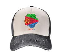 Oudrspo Eritrea Eritrean Roses Flag Hats Vintage Washed Denim Baseball Caps Daddy Hats Trucker Hats Adjustable Unisex Headwear