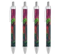 Oudrspo Fiercely Dragon Urban Onslaught Ballpoint Pen Retractable Writing Smooth Black Ink Ball Point Pens Office Supplies 4 PCS