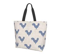 Oudrspo French Farmhouse Chicken Tote Bag For Women,Womens Tote Bags,Waterproof Tote Purse for Teacher,Gym,Work,School with interior Pocket