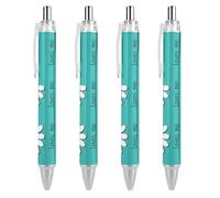 Oudrspo Funny Daisy Loves Me Black Pens Ballpoint Pen Ball Point Pen Smooth Writing Gel Pens Retractable 0.5 Fine Point for School Office Funny Daisy Loves Me Pattern 4 PCS