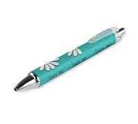 Oudrspo Funny Daisy Loves Me Black Pens Ballpoint Pen Ball Point Pen Smooth Writing Gel Pens Retractable 0.5 Fine Point for School Office Funny Daisy Loves Me Pattern 4 PCS