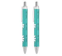 Oudrspo Funny Daisy Loves Me Black Pens Ballpoint Pen Ball Point Pen Smooth Writing Gel Pens Retractable 0.5 Fine Point for School Office Funny Daisy Loves Me Pattern 4 PCS