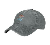 Oudrspo Funny Father's Day My Favorite People Call Me Dad Hat Adjustable Men Women Unisex Baseball Cap Washed Cotton Denim Gray