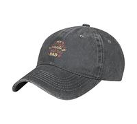 Oudrspo Funny My Favorite People Call Me Dad- Father's Day Hat Adjustable Men Women Unisex Baseball Cap Washed Cotton Denim Deep Heather