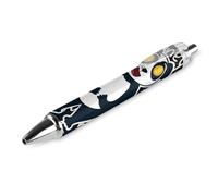 Oudrspo Funny Panda Money Black Pens Ballpoint Pen Ball Point Pen Smooth Writing Gel Pens Retractable 0.5 Fine Point for School Office Funny Panda Money Pattern 4 PCS